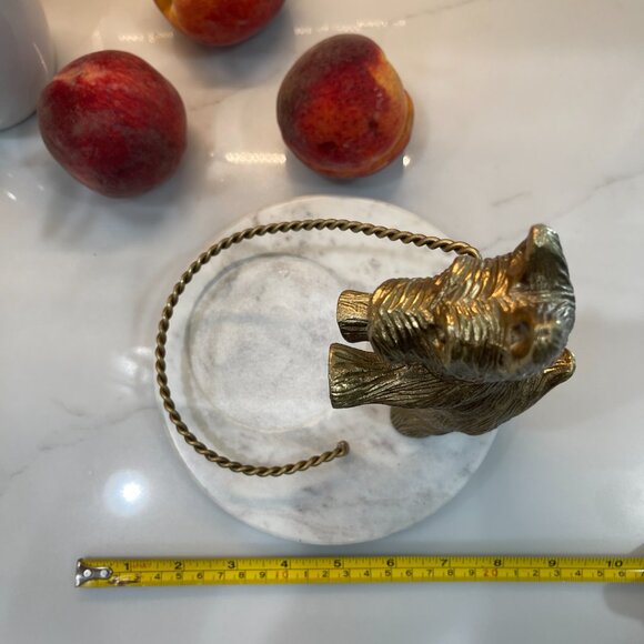 -SOLD- Scottie Wine Holder – Gilded Pup & Herb Buddy 🐾🌿 - Picture 11 of 16